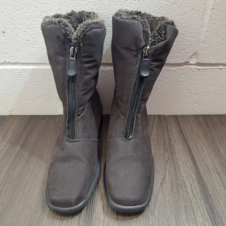 Calentadores de Puntera Invierno Botas de Nieve Marrón Oscuro Botas de Nieve Aisladas Para Mujer Talla 6N Foto 1 de 4