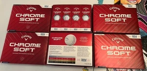 (6) Dozen Callaway Chrome Soft Triple Track Golf Balls NO Logos  New in Box - Picture 1 of 3