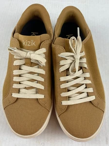 Kizik Irvine Maple Sugar Tan Canvas HandsFree Shoes Sneakers Womens 8W M 6.5W - Picture 1 of 8