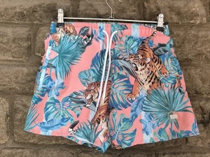Mens Print Swimming Shorts - Topman - XS Polyester - Picture 1 of 2