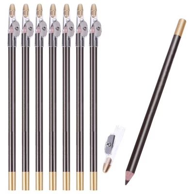  8 Pcs Eye Brow Pencils for Women Brown Eyebrow Drawing Makeup Sharpener - Image 1 of 4