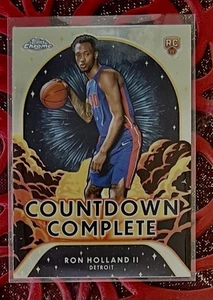 2024-25 Topps Chrome Ron Holland II (RC) Countdown Complete #CC-14 - Picture 1 of 2