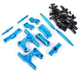 Yeah Racing Aluminum Rear Four Link Conversion Blue For Tamiya CC01 #TACC-003BU - Picture 1 of 4
