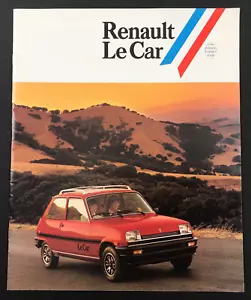 Vintage Renault Le Car 12 Seiten Verkaufsbroschüre Händler Broschüre 1980 - Bild 1 von 5