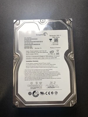 ST31500341AS,  9JU138-568,  CC3H, TK,  9VS1,  100515010  SEAGATE SATA 1.5TB  - Image 1 of 4