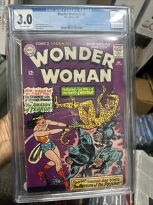 WONDER WOMAN #160 1 ST - SA Priscilla Rich aka CHEETAH 1966 Movie-2 CGC 3.0 🔑 - Picture 1 of 3