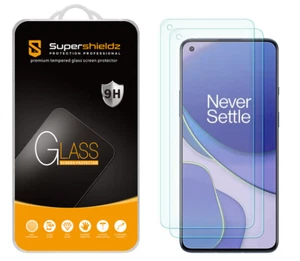 2-Pack Supershieldz Tempered Glass Screen Protector for OnePlus 9/ OnePlus 9 5G - Picture 1 of 5