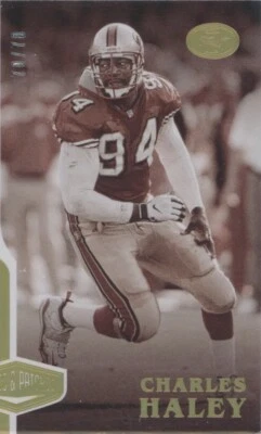 2021 Panini Plates and Patches #119 Charles Haley Legends #70/70 Blank Back - Image 1 of 2