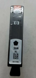 HP 564 XL Black Ink Cartridge FREE SHIPPING EXP 2017 or Better GENUINE SEALED - Picture 1 of 4