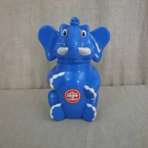 Tazza souvenir Blue Circus Elephant più grande spettacolo sulla terra con coperchio manico - Foto 1 di 6
