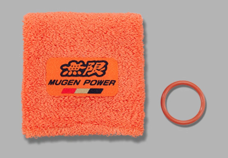 MUGEN HONDA Genuine Reservoir Tank Orange Cover Generic Parts 90000-XYL-513A - Image 1 of 1