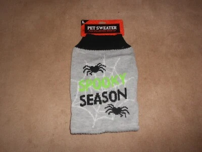 NUEVO, SUÉTER PARA MASCOTAS HALLOWEEN DE VACACIONES, TEMPORADA ESPELUZNANTE TALLA GRANDE Foto 1 de 3
