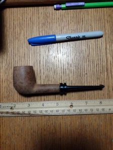Bellissima Pipa Briar Non Fumata Non Fumata Con Stelo Filtro 6mm Fumabile Ora UD17 - Foto 1 di 4