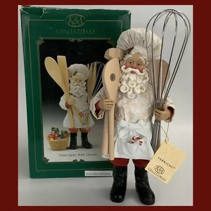 Modellino Kurt Adler KSA Collectibles Chief Santa con utensili #W1902-App 111/2”—In scatola - Foto 1 di 16