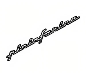 Pininfarina Badge Pininfarina Script Emblem Fiat Ferrari Alfa Romeo Abarth - Picture 1 of 1