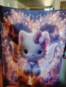 Hello Kitty Ultra Soft Fleece throw Blanket - Picture 1 of 1