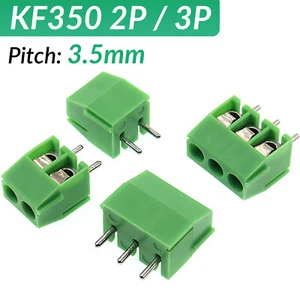 2 Way 3 Way / Pole PCB Terminal Block Connector Screw KF350 Pitch 3.5mm - Picture 1 of 7