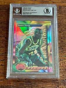 1993-94 Topps Finest Refractor Shawn Kemp Signed BAS Auto autographed - Picture 1 of 1