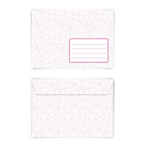 Briefumschläge DIN C6 - Mädchen Rosa - für Einladungskarten Kuvert selbstklebend - Bild 1 von 1