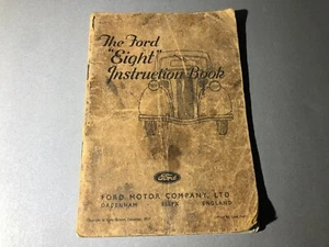 The FORD EIGHT Instruction Book 1937 owner operator manual - Picture 1 of 12