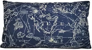 Funda de almohada náutica al aire libre Tommy Bahamas Mares del Sur 12x20 lumbar - Imagen 1 de 7