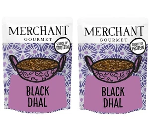 Merchant Gourmet Black Dhal with Black Lentils & Coconut Cream 250g  PACK OF 2 - Picture 1 of 2