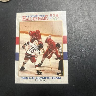 Jb10a Us Olympic Hall Of Fame 1991 Impel #63 Us Team Hockey 1980 Ice Hockey - Image 1 of 2