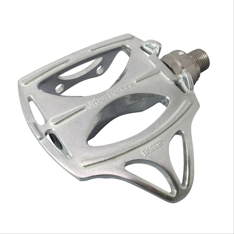 MKS Pedal Made in Japan Urban Platform EZY Superior Silver Left and Right Set