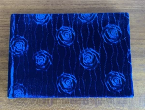 Michael Roger Press Navy Blue Velvet Photo Album - NEW - Picture 1 of 4