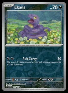 Ekans Reverse Holo NM 023/165 Scarlet & Violet 151 Pokemon Card - Picture 1 of 1