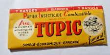 TUPIC ancien  papier insecticide à brûler-vintage- anciennement neuf