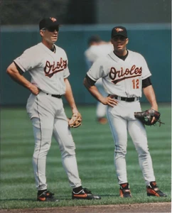CAL RIPKEN JR & ROBERTO ALOMAR - Officially Licensed 8x10 Photo - HOF - Picture 1 of 1