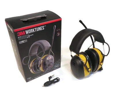 Open Box - Worktunes AM/FM Headphones for 3M, Peltor 70006983178, 90541-80025T - Image 1 of 4