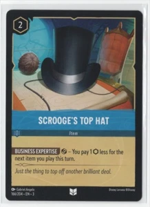 Disney Lorcana: Into the Inklands Scrooge's Top Hat 166/204 Uncommon NON-FOIL - Picture 1 of 1