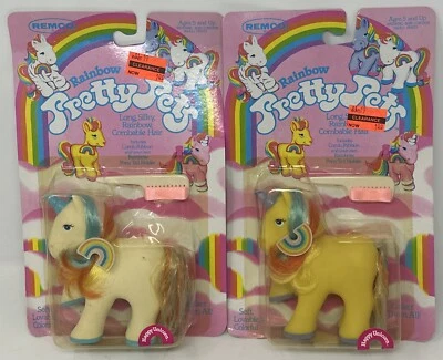 Remco Pretty Pets Fakies Fakey 1984 nuevo lote sellado 2 happy unicorn nuevo en caja Foto 1 de 4
