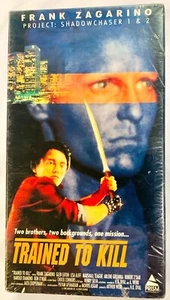 Trained to Kill (VHS, 1988) Frank Zagarino - Action Rare Prism HTF Cult NEW - Picture 1 of 6