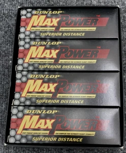 Dunlop Max Power Superior Distance 4 Sleeve Of 3 Golf Balls Made In USA 1995 - Picture 1 of 5