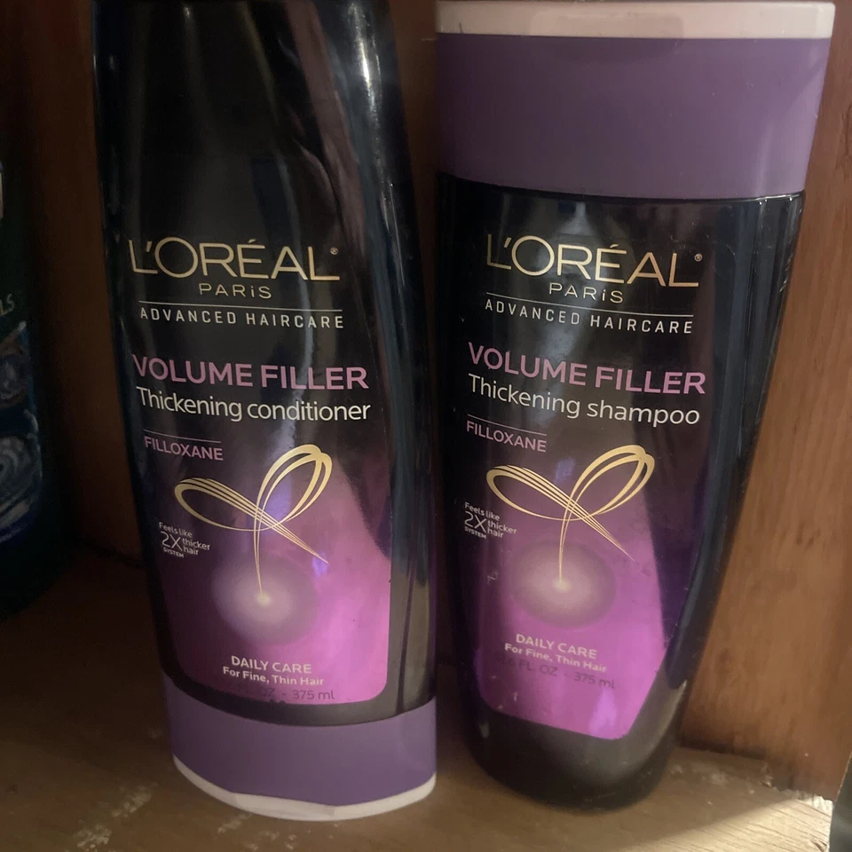 L'Oreal Paris VOLUME FILLER Set Thickening Shampoo Conditioner Fine , Thin Hair - Image 1 of 1
