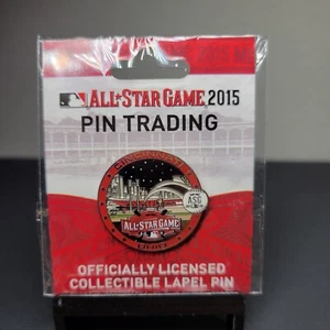 2015 MLB All Star Game Cincinnati Reds Fan Fest Pin Limited NEW- ASG Round - Picture 1 of 2