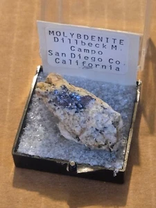 Schönes Molybdänit Miniaturbild Exemplar - Bild 1 von 2