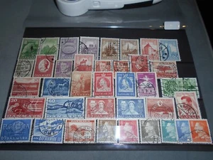 Dänemark aus Sammlung 38 Briefmarken gestempelt ab Michel 341 (1953) - Bild 1 von 1