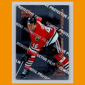Tarjeta de hockey Tuomas Gronman #105 1996 Select Certified Chicago Blackhawks NHL CASI NUEVA - Imagen 1 de 3