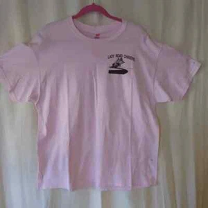 Women's Size Xl Pink Road Chasers Short Sleeve Tee - Picture 1 of 4