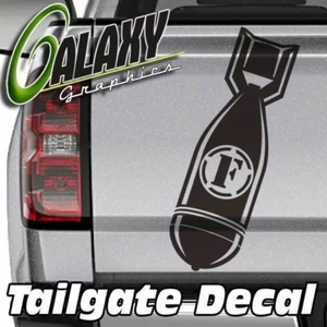 F-bomb Truck BedTailgate Decal Sticker - Fits Ram F150 Silverado Tundra & More - Picture 1 of 6