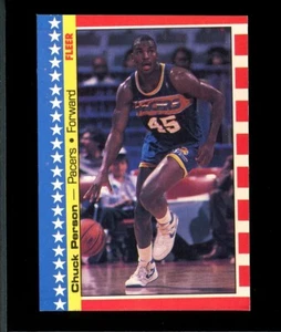 1987 Fleer Sticker #10 Chuck Person NM - Imagen 1 de 2