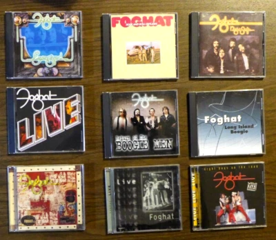 HUGE LOT OF  9  FOGHAT  PRE-OWNED CD'S ALL IN VERY NICE CONDITION! Foto 1 de 2