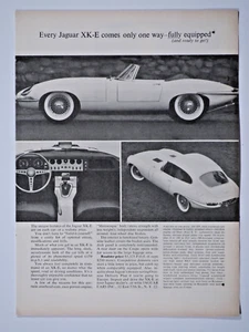 1963 Jaguar XK E Vintage Original Print Ad 8.5 x 11" - Picture 1 of 3