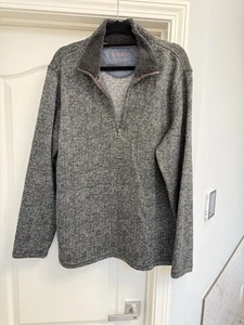 Weatherproof Sweater Mens XL Gray Half Zip XL Pullover Classic Fleece Collar - Picture 1 of 3