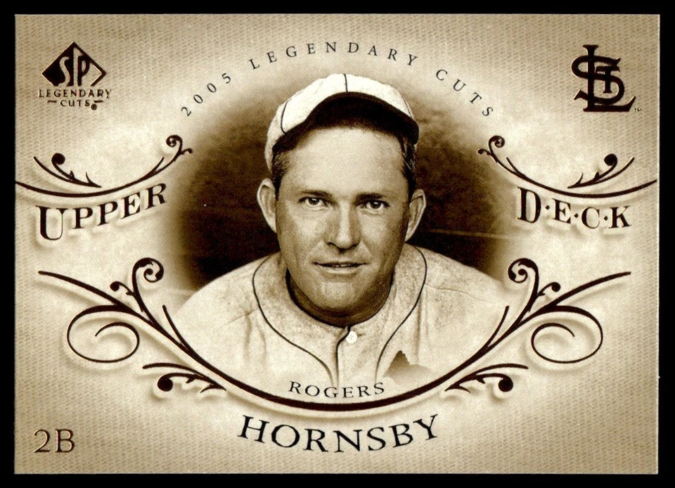 2005 SP Legendary Cuts Rogers Hornsby St. Louis Cardinals #71 - Image 1 of 2