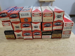 Lot of 20 Tubes In Boxes. Not Tested. See Photos. Lot R - Picture 1 of 6